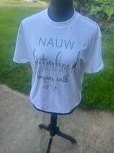Load image into Gallery viewer, NAUW Sisterhood Rhinestone Tee