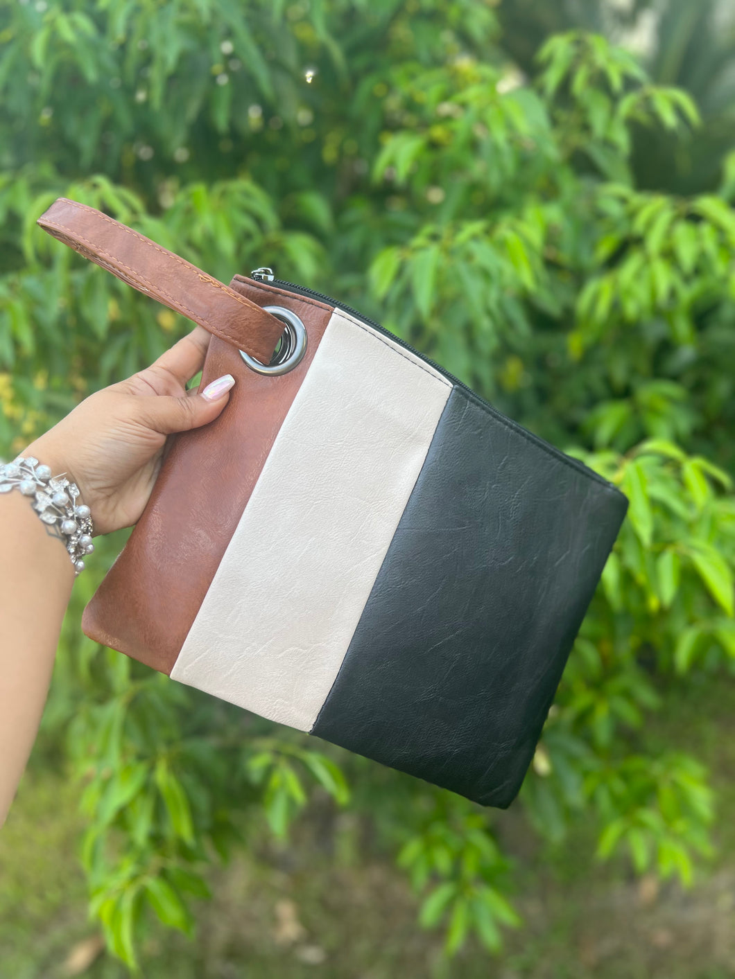 Beautiful oversized wristlet