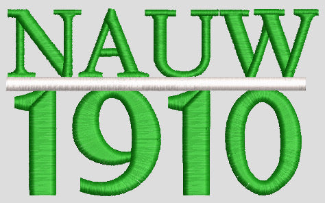 NAUW 1910 patch