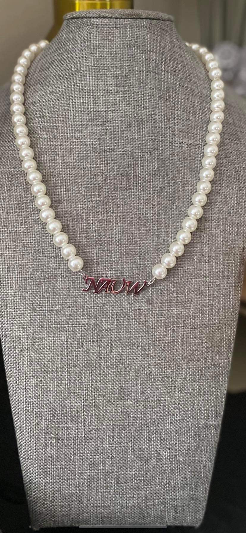 NAUW  PEARL NAME NECKLACES